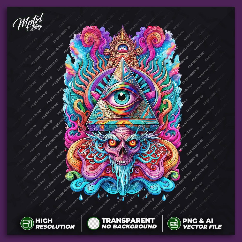 Psychedelic Eye Art - Etsy