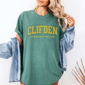 Clifden Connemara Ireland T Shirt, Irish Travel Tee, Galway Gift, West of Ireland Souvenir, County Galway Shirt, Ireland Vacation Outfit Top