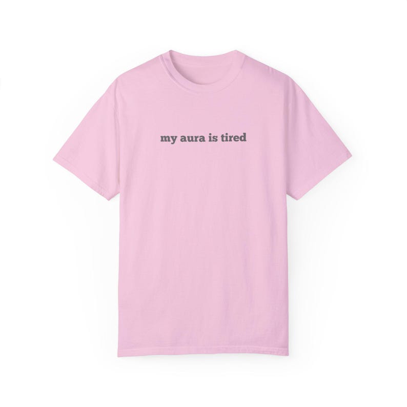 Aura Shirt, Funny Anxiety Tee, Introvert T Shirt, Mental Health Top, Neurodivergent Outfit, Self-Care Gift, Burnout Recovery Tee image 8