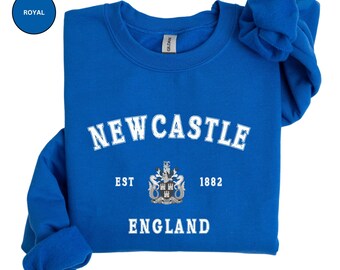 Newcastle Sweatshirt, England University Crewneck, Shirt for Newcastle Fan, British Tourist Sweater, Gift for Graduate UK, Gift for Student