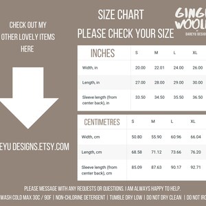 Size Chart in Inches and CM, Imperial and Metric. Please check before purchasing.