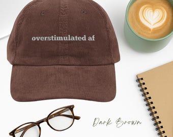 Sensory Overload Hat, Neurodivergent Cap, ADHD Autism Outfit, Funny Anxiety Hat, Mental Health Dad Cap, AUDHD Gift, Autistic Pride Gift