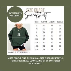 Information Card Size Chart