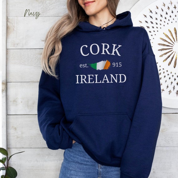 Cork Hoodie, Custom Irish Hoodie, Cork Sweatshirt, Ireland Hoodie, Irish Flag Jumper, Gaelic Sweatshirt, Shamrock Hoodie, Irish Gift Shirt
