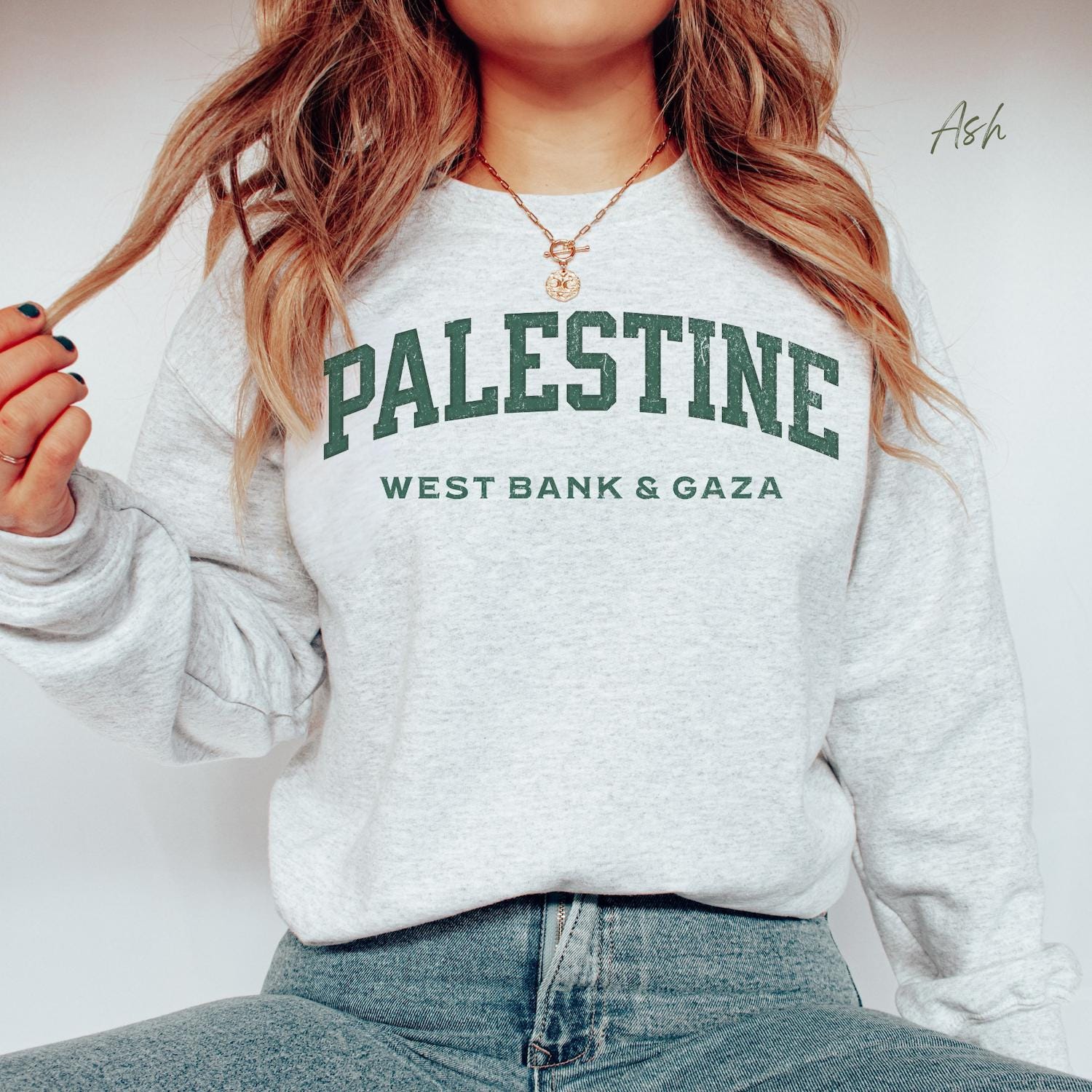 Free Palestine Hoodie - Sweatshirt Mit Statement Aufdruck