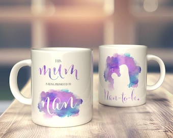 Mum to Nan Pregnancy Reveal Mug – New Grandparent Gift
