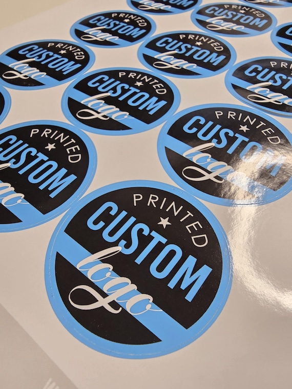 Stickers Personalizzati ADESIVI ROTONDI PERSONALIZZATI PER BUSINESS - LOGO SU MISURA, FINITURE LUCIDE O OPACHE, UK Sticker Logo Business - Foto 12