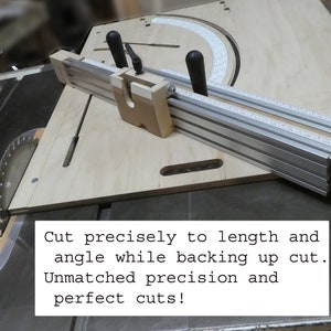 Uni-sled  Table Saw Cross-Cut Sled System Plan