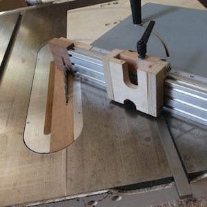 Precision Backer Table Saw  Miter Gauge and Cross-Cut Sled Replacement; Plan only, in PDF and DXf formats, for CNC or Plunge routers