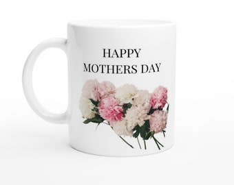 Tazza per la festa della mamma / Regalo speciale per la mamma / Tazza in ceramica bianca