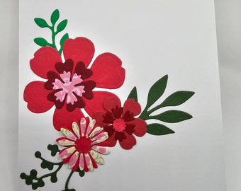 Blank Floral Notecard