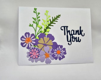 Blank Floral Notecard