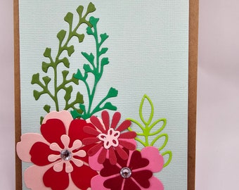 Blank Floral Notecard