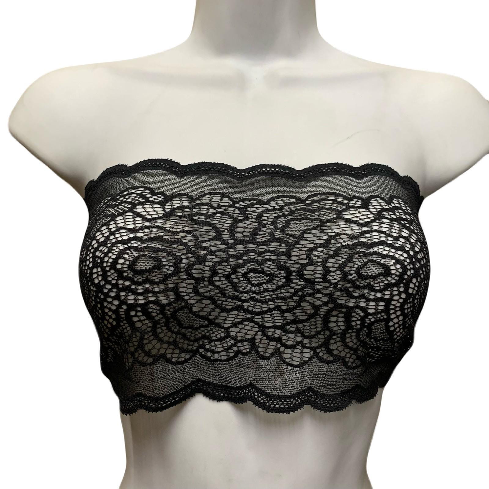 bralette under tube top