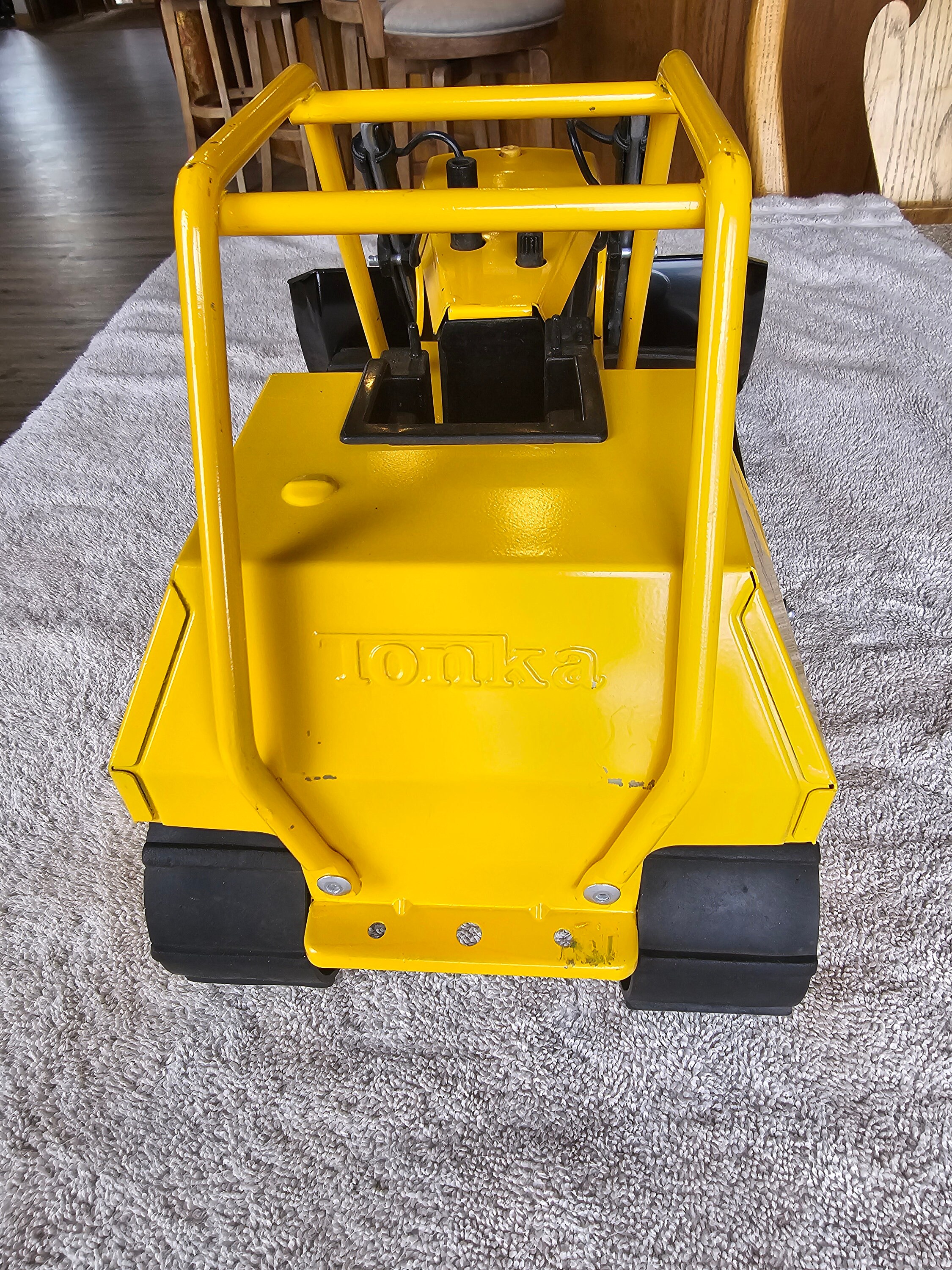 Vintage Original Tonka Toys Mighty Bulldozer , 1960s Pressed Steel