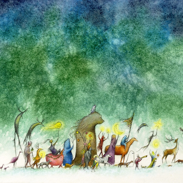 Solstice Parade Fine Art Note Cards