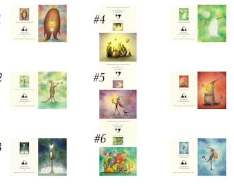 Set Of Obsolete World Birthday Cards