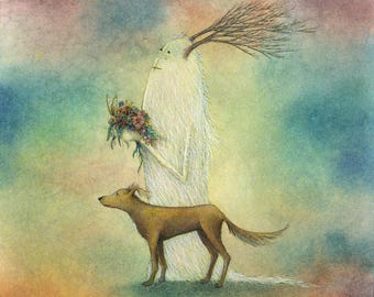 Seeking To Loom - fine art reproduction