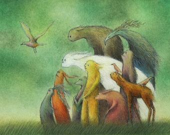 Small Factions of Society Lost - fine art print