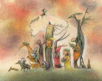The Least Motion Which They Made - fine art print