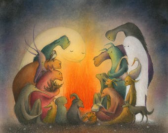 Be Good To The Strangers In Your Midst - fine art reproduction