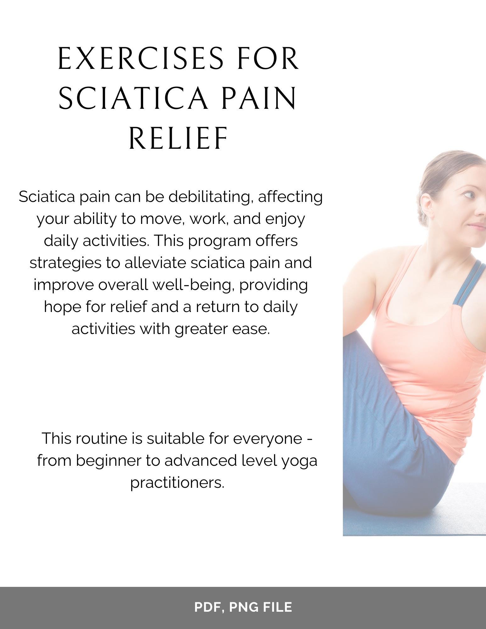 exercise-plan-for-sciatica-pain-relief-digital-printable-back-pain-exercise-tracker-workout-planner-yoga-physiotherapy-etsy