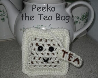 PATTERN - Peeko the amigurumi Tea Bag