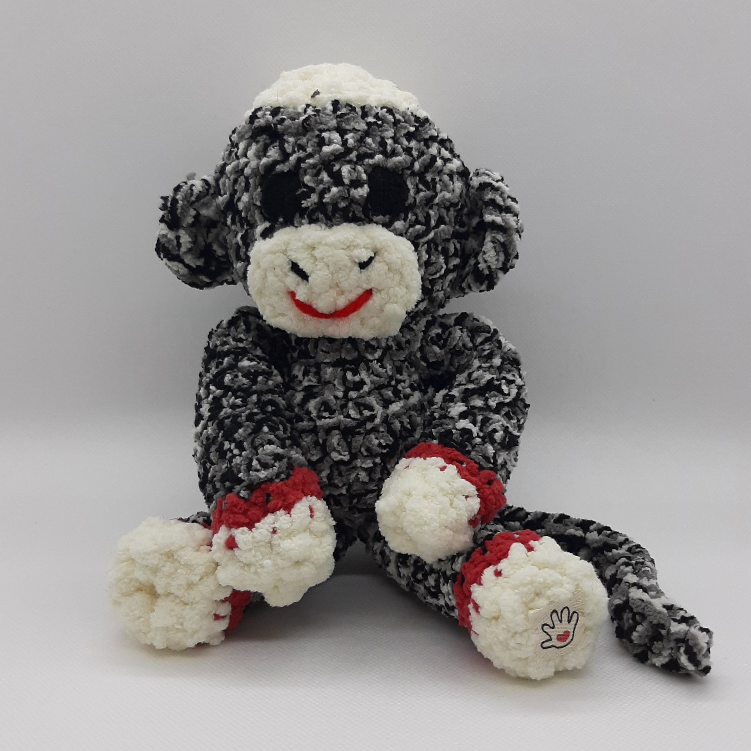 grey monkey teddy