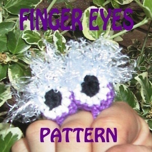 PATTERN - Finger Eyes finger Puppet