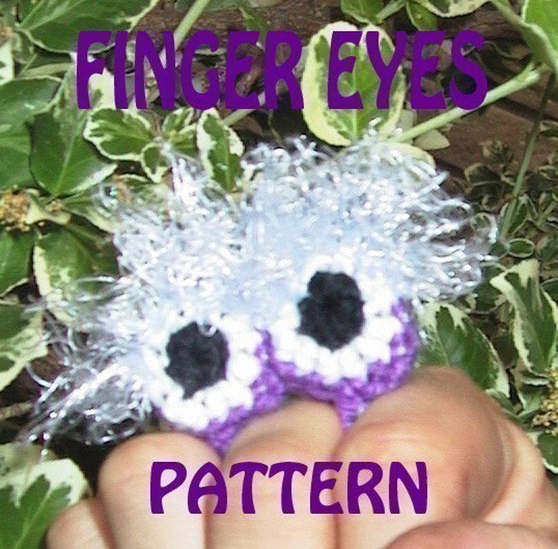 PATTERN - Finger Eyes Finger Puppet - Etsy