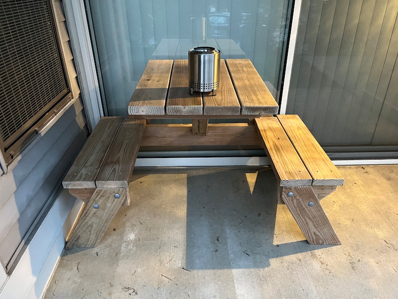 Two Person Picnic Table Plans Etsy