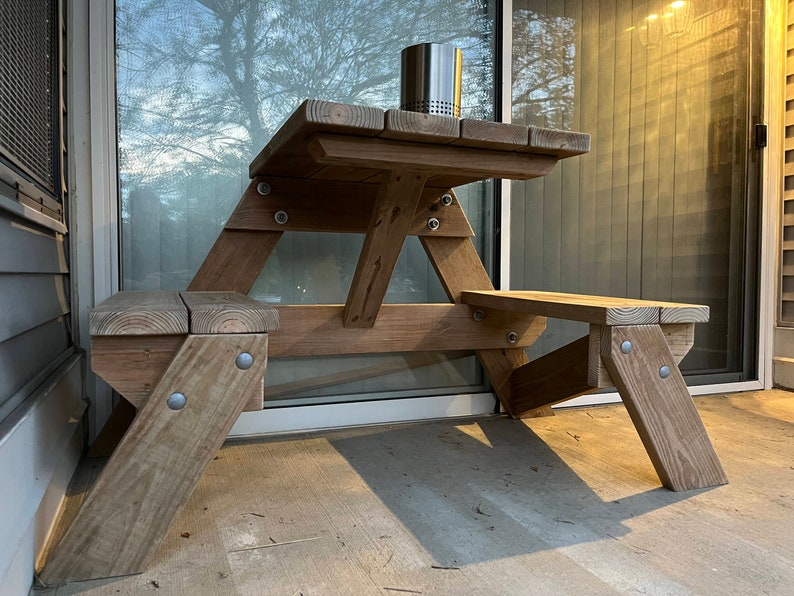 Two Person Picnic Table Plans Etsy