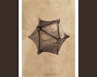 The Astral Prism Print | BG3 Baldur's Gate Fanart Print | Poster | Fantasy Print | A4, A5