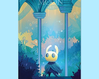 The Knight | Indie Game Print | Video Game Print | Fanart Poster | A4, A5