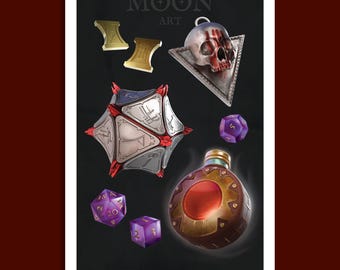 Venture Forth Print | BG3 Baldur's Gate Fanart Print | Poster | Fantasy Print | A4, A5