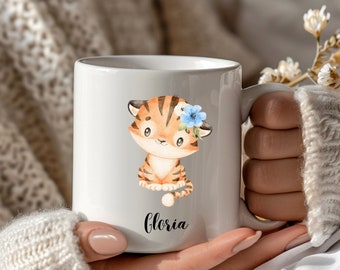 Taza infantil personalizada, niño, regalo, taza infantil, guardería, taza, copa con nombre, nacimiento, cumpleaños, bautismo, idea de regalo