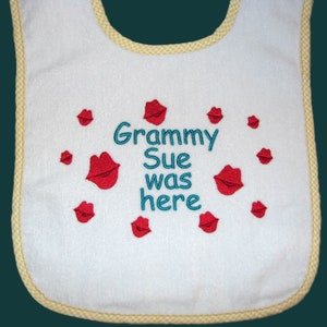 Nana, Papa, Nonni, Great Grandparents Personalized Baby Bib or Bodysuit. 3 Sizes Bibs.4 Sizes Short or Long Sleeved Bodysuit.Great Gift Idea