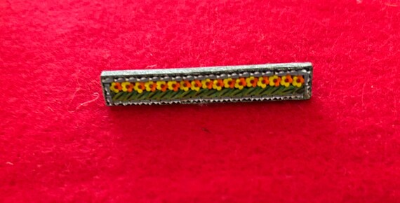 Micro Mosaic Bar Pin