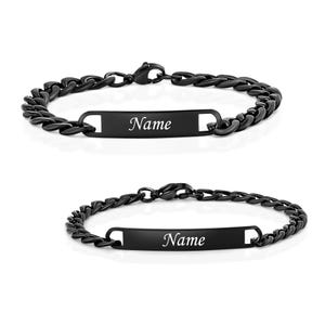 Partner bracelets with engraving - Personalized bracelets - Bracelet with engraving - Friendship bracelet - Personalizable partner bracelet