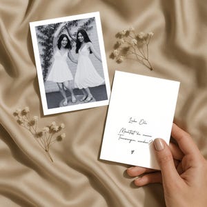 Photo personnalisée pour demoiselle d'honneur – Surprise – Serez-vous ma demoiselle d'honneur ? – Cadeau de mariage | Carte