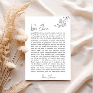 Vuoi essere la mia damigella d'onore? – Damigella d'onore | Biglietto d'auguri per il testimone di nozze | Biglietto di auguri per il matrimonio | Domanda per la damigella d'onore | Damigella d'onore