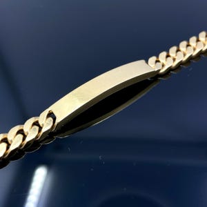 Vintage Cartier Paris Georges l'ENFANT Curb Link Id Bracelet 18k