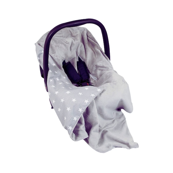 New Grey Stars Double Sided Baby Wrap Universal Baby Car Seat Blanket Wrap Swaddle Cover Cosytoes 100x100cm Etsy