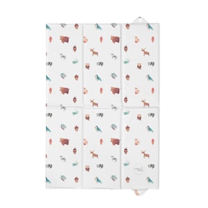 Cambiador plegable para bebé, universal, impermeable, portátil, apto para viajes, 40 x 60 cm - Animales del Bosque