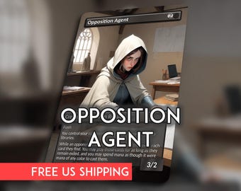 Opposition Agent, FOIL, Limited Edition Magic the Gathering Artist
