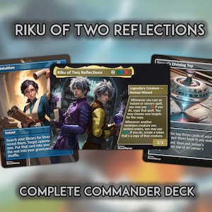 mtg riku of two reflections commander deck MTG Magic the Gathering Commander Deck main image 0