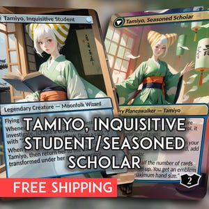 Tamiyo, Inquisitive Student // Tamiyo, Seasoned Scholar