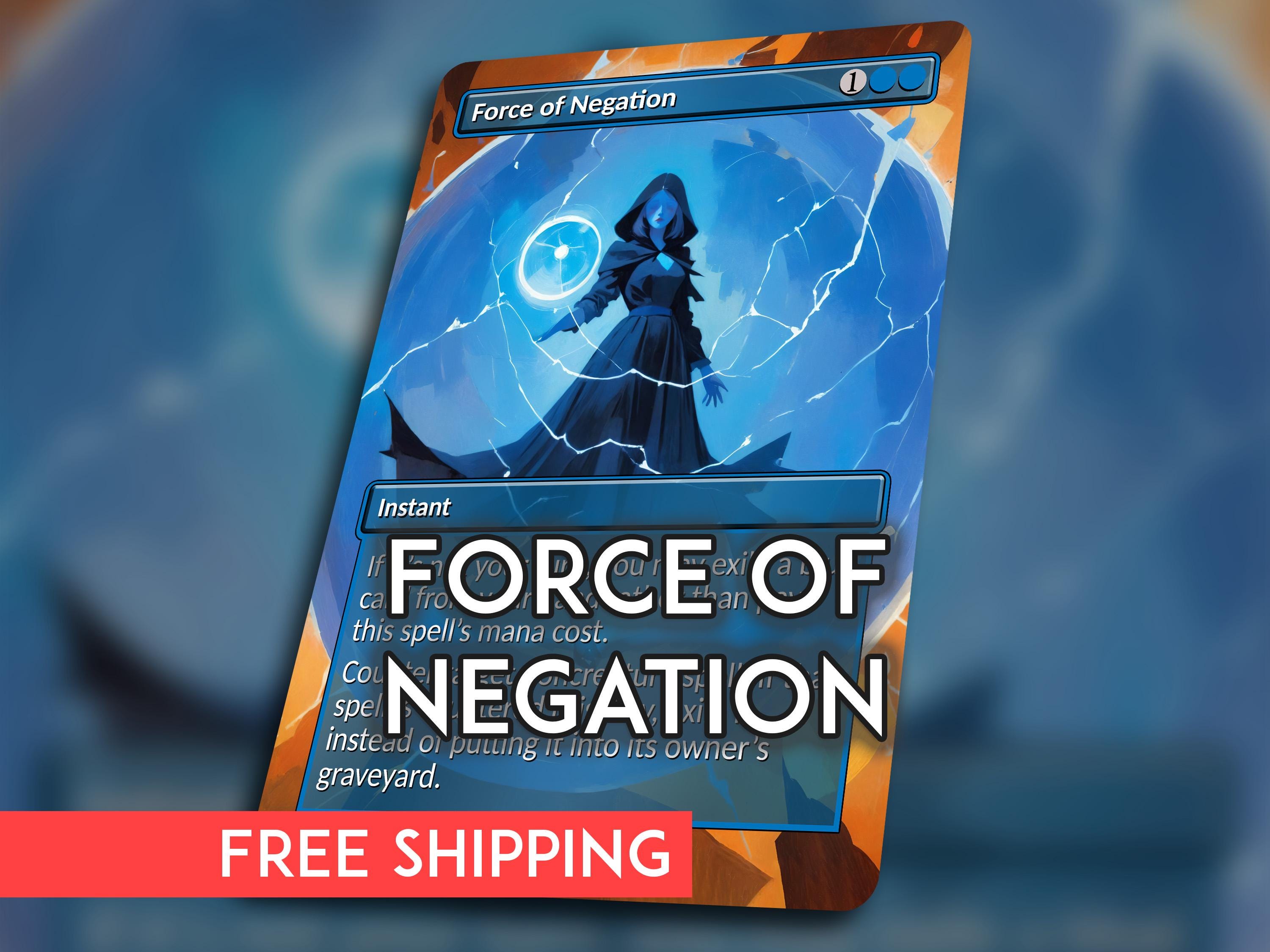 否定の力 Force of Negation JP 050 2X2 Force of Negation · Double Masters 2022 (2X2) #346