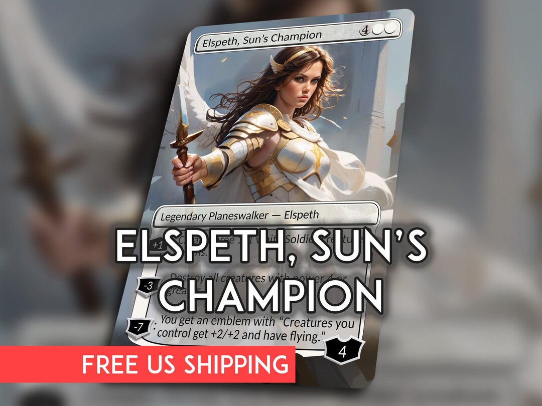 Elspeth, Sun's Champion Proxy - Etsy