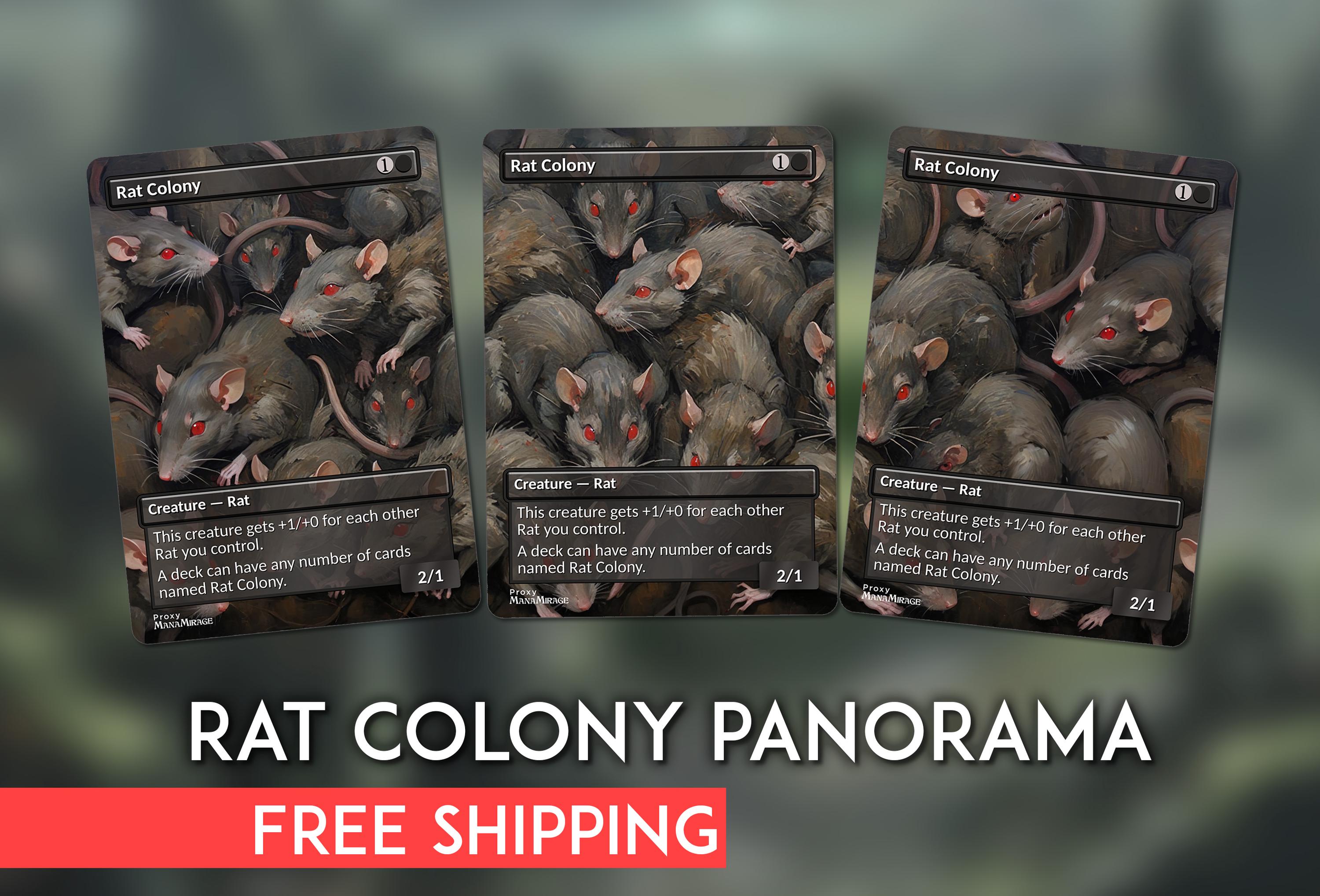 Mtg Rat Colony Deck - Etsy
